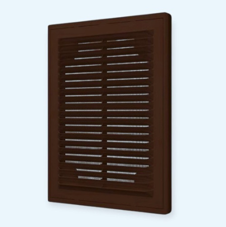 1520Р Brown (коричневый) ERA Решетка вентиляционная Р сетка разъемная 150х200 пластик 1520Р Brown (коричневый) ERA Решетка вентиляционная Р сетка разъемная 150х200 пластик